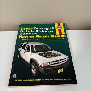 Dodge Durango & Dakota Pick-ups 2000-2003 Haynes Repair Manual